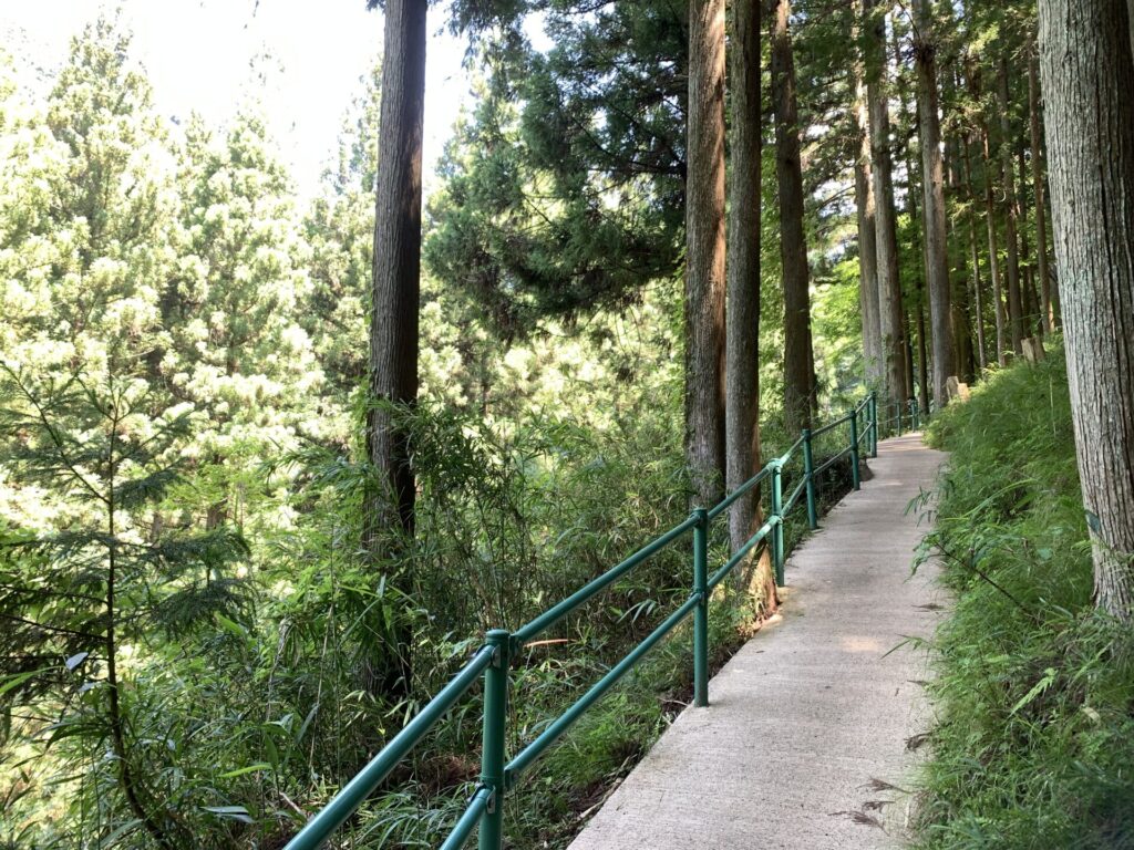大滝鍾乳洞出口の景色